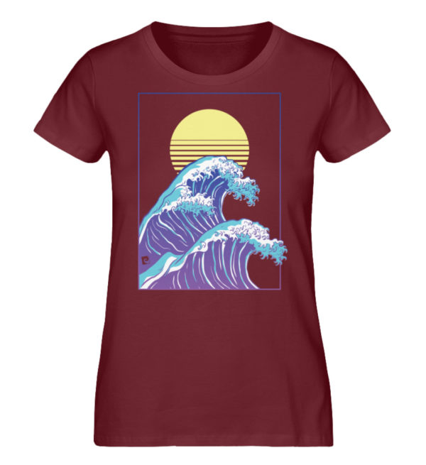 Wave of Life - Damen Premium Organic Shirt-6883