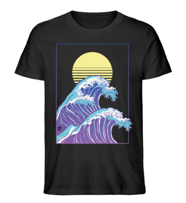 Wave of Life - Herren Premium Organic Shirt-16