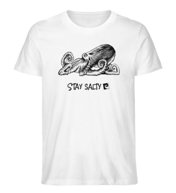 Stay Salty - Octopus - Herren Premium Organic Shirt-3