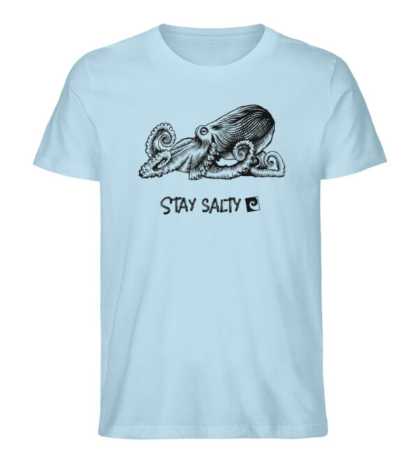 Stay Salty - Octopus - Herren Premium Organic Shirt-6888
