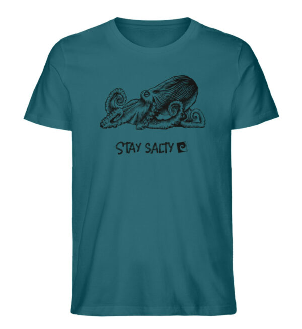 Stay Salty - Octopus - Herren Premium Organic Shirt-6889
