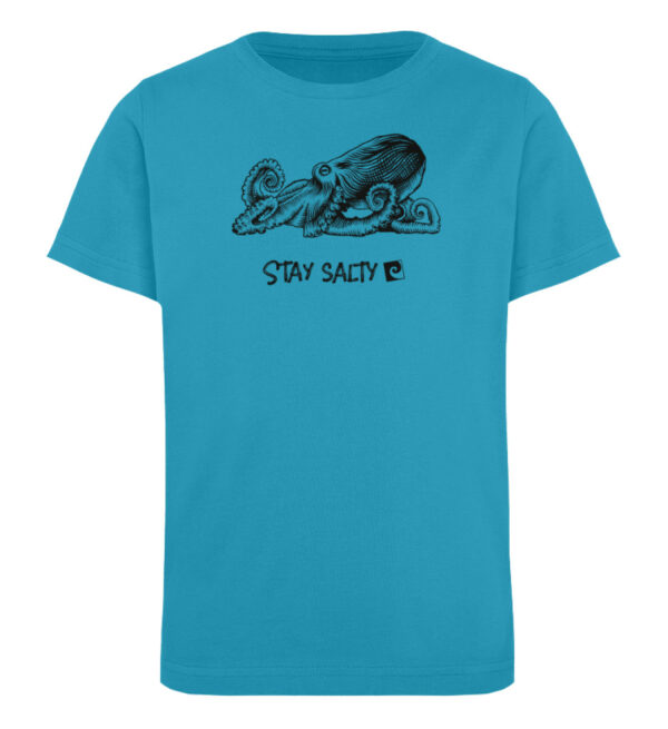 Stay Salty - Octopus - Kinder Organic T-Shirt-6885