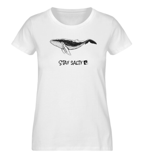 Stay Salty - Whale - Damen Premium Organic Shirt-3