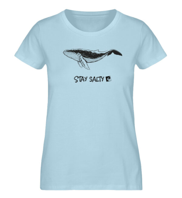 Stay Salty - Whale - Damen Premium Organic Shirt-6888