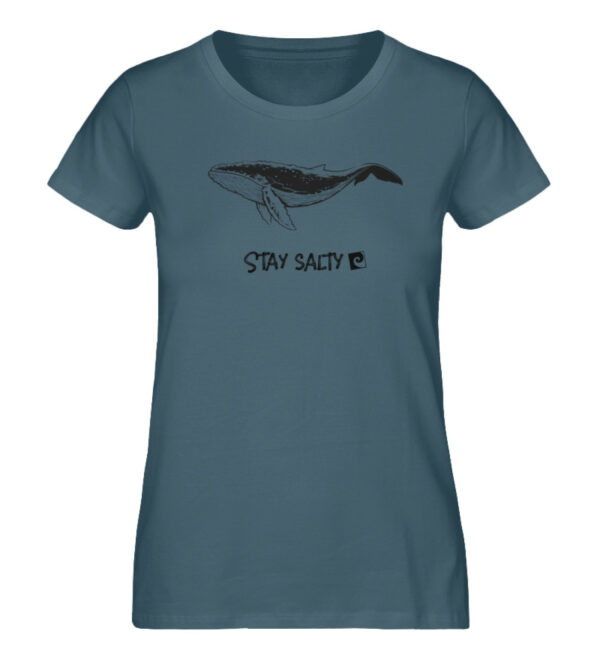 Stay Salty - Whale - Damen Premium Organic Shirt-6895