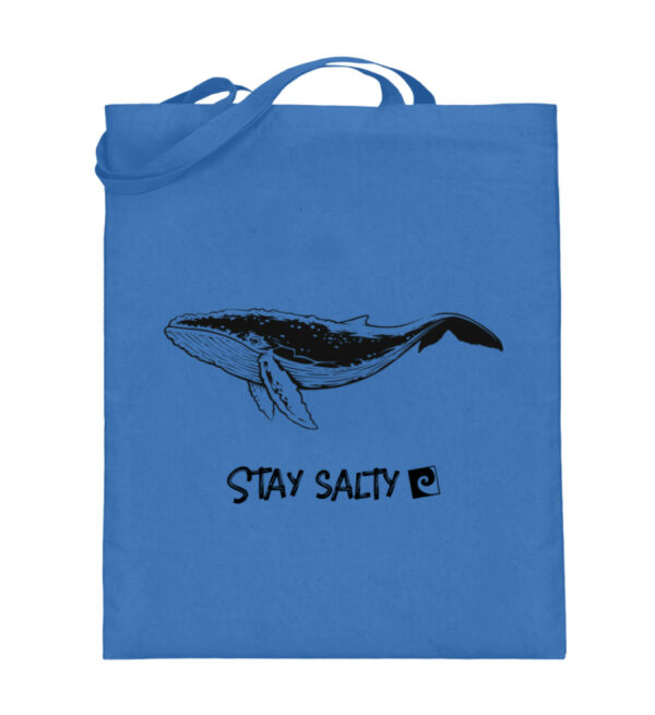 Stay Salty - Whale - Jutebeutel (mit langen Henkeln)-5739