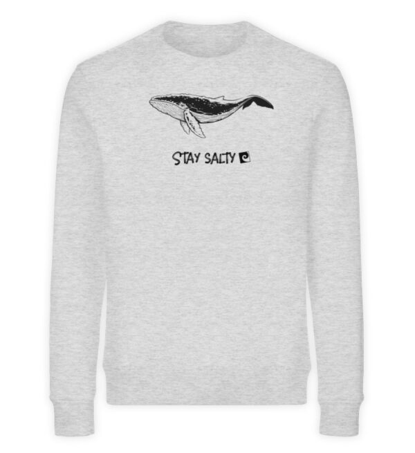 Stay Salty - Whale - Unisex Organic Sweatshirt-6892