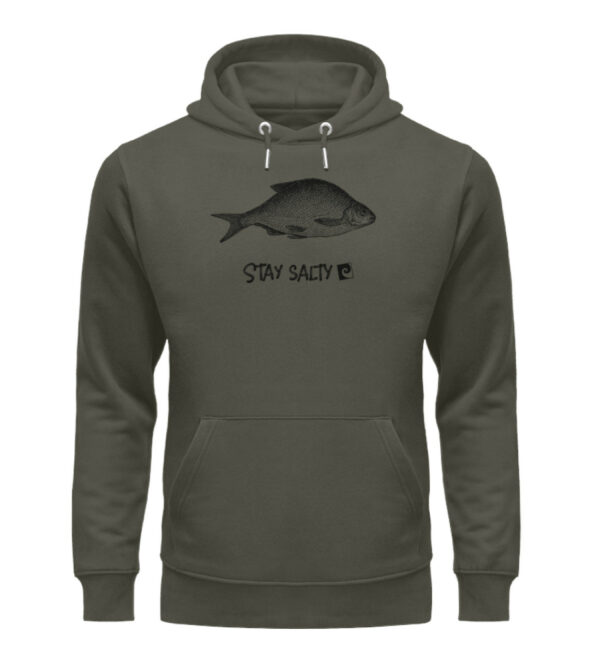 Stay Salty - Fish - Unisex Organic Hoodie-7151