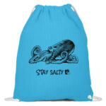 Stay Salty - Octopus - Baumwoll Gymsac-6242