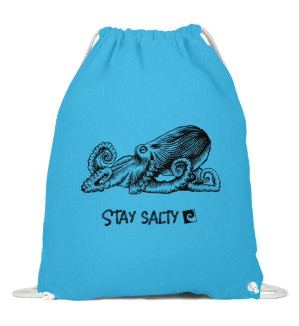 Stay Salty - Octopus - Baumwoll Gymsac-6242
