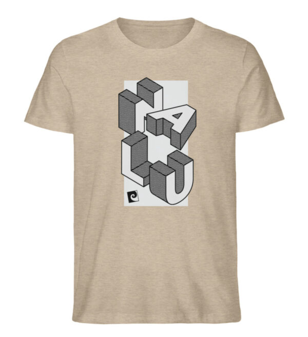Nalu Block - Herren Organic Melange Shirt-6931