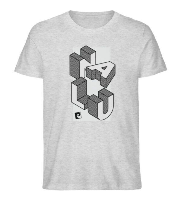 Nalu Block - Herren Organic Melange Shirt-6892
