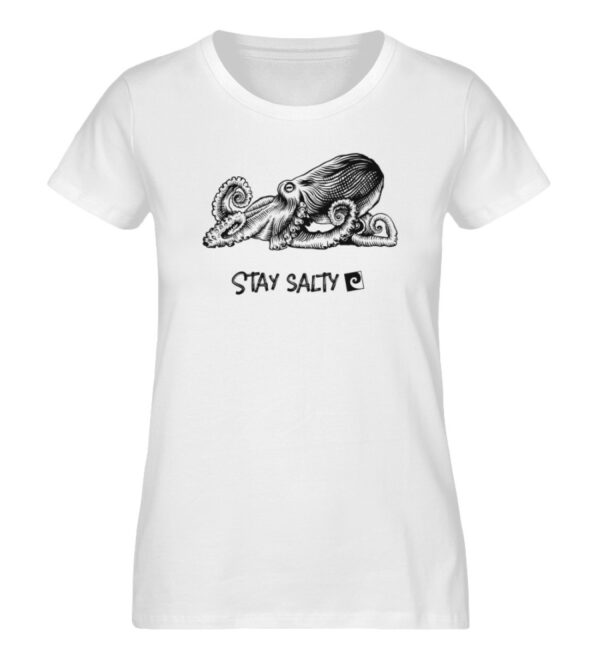 Stay Salty - Octopus - Damen Premium Organic Shirt-3