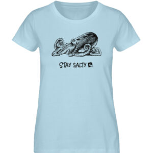 Stay Salty - Octopus - Damen Premium Organic Shirt-6888