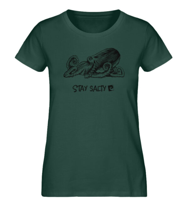 Stay Salty - Octopus - Damen Premium Organic Shirt-7112