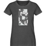 Nalu Block - Damen Organic Melange Shirt-6898