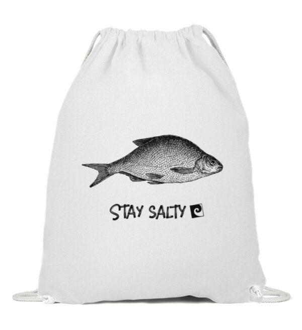 Stay Salty - Fish - Baumwoll Gymsac-3