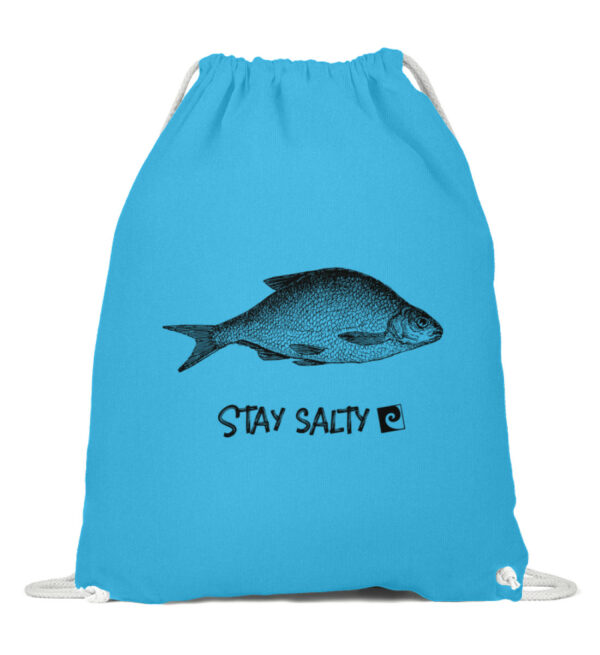 Stay Salty - Fish - Baumwoll Gymsac-6242