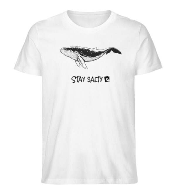 Stay Salty - Whale - Herren Premium Organic Shirt-3