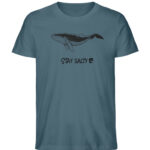 Stay Salty - Whale - Herren Premium Organic Shirt-6895