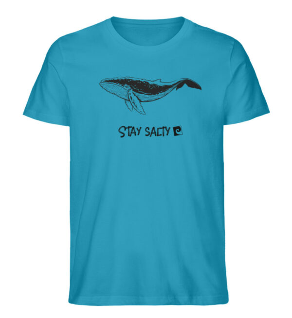 Stay Salty - Whale - Herren Premium Organic Shirt-6885