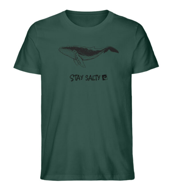 Stay Salty - Whale - Herren Premium Organic Shirt-7112