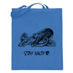 Stay Salty - Octopus - Jutebeutel (mit langen Henkeln)-5739