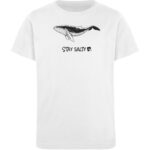 Stay Salty - Whale - Kinder Organic T-Shirt-3
